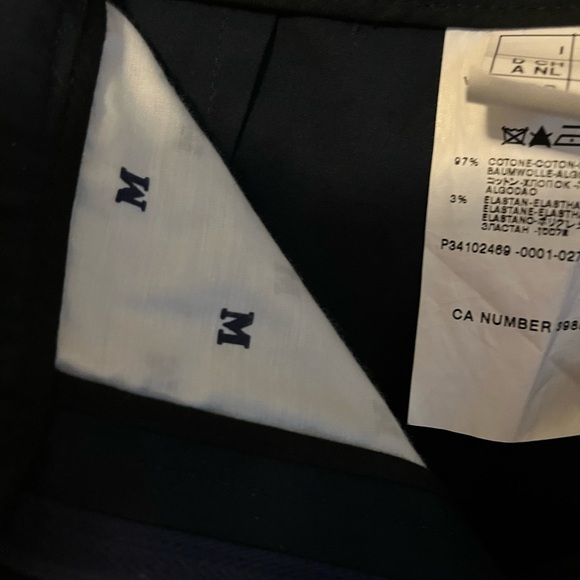 M Missoni classic flat front women’s Navy flare trousers made in Italy US sz 8 - Picture 4 of 12